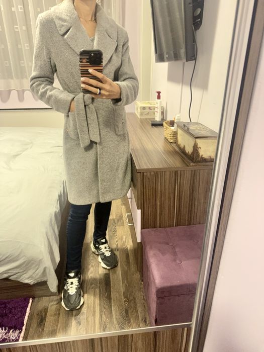 Сиво палто Collection kabo