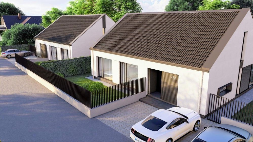 Casă NZeB pentru familie, 118 mp + caștig mansarda 80 mp, teren 500 mp