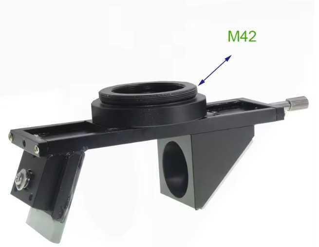 C-Mount 3D Stereo Zoom Lens 2D към 3D адаптор за обектив на микроскоп.