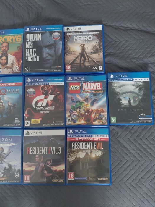 Игры PS4 /PS5 / Диски с играми