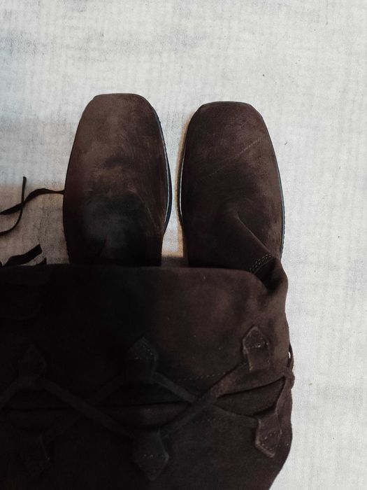 Нови ботушки велурени 37 н.