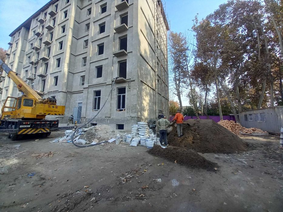 Сухой стяжка хизмати клинецдан 0.1 размердан 0.5 размергачам