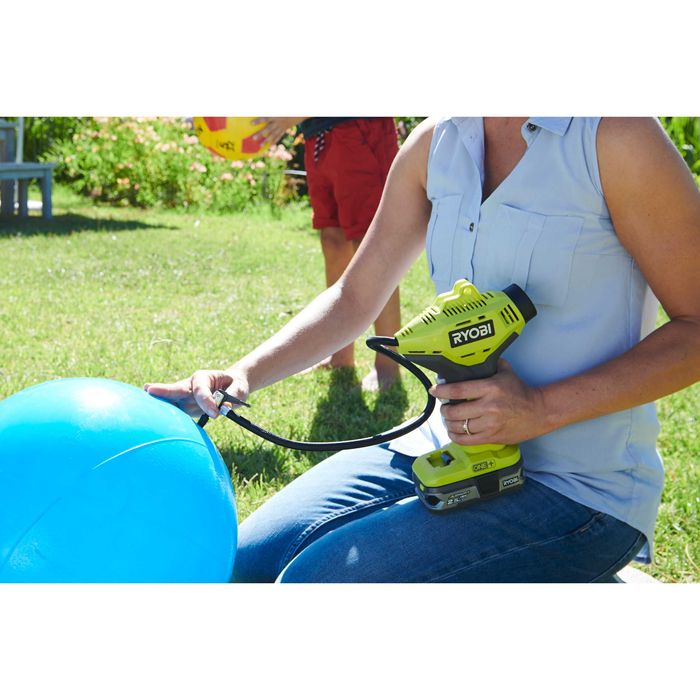 Mini compresor pe acumulator Ryobi , 18 V, 150 PSI/10.34 bar