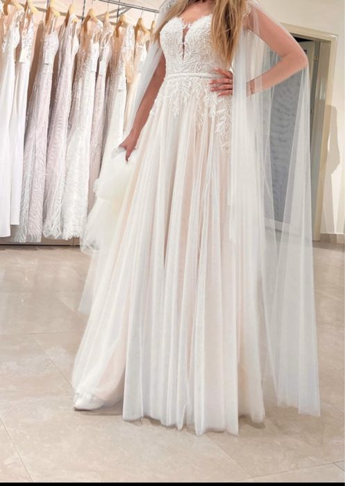 Rochie mireasa (voal cadou)