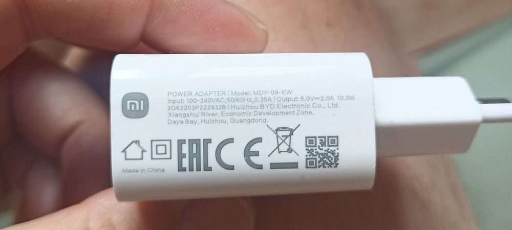 Зарядка, блок питания на телефон Xiaomi