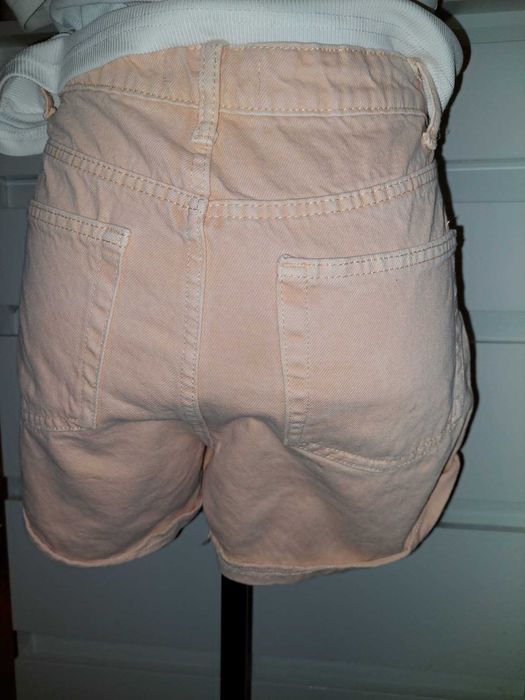 Blugi roz scurți Denim co, mărime 36