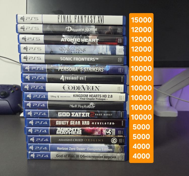 Продаю игры для PS4 PS5