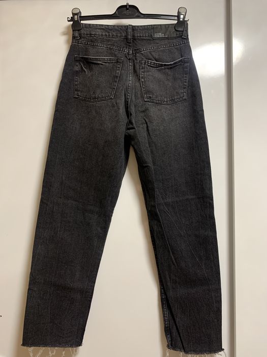 Черни дънки тип Mom Jeans, ХС размер