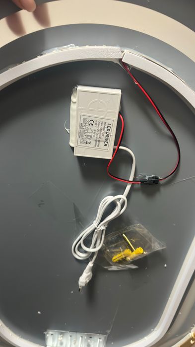 Огледало овално 50х80см, бронз