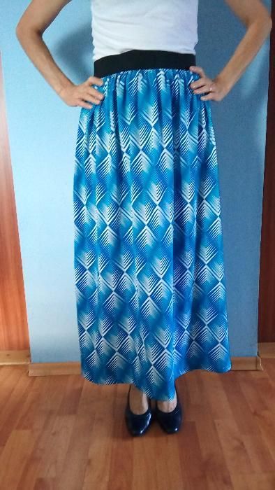 fusta lunga de bumbac