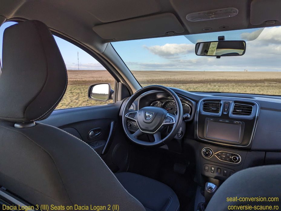 Sistem adaptare scaune de Logan Sandero 3 III pe Logan Duster < 2020