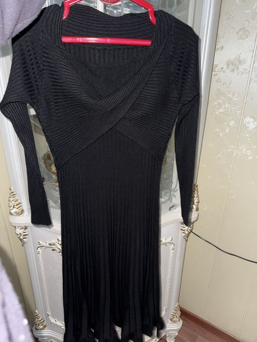 Черное элгентное платье