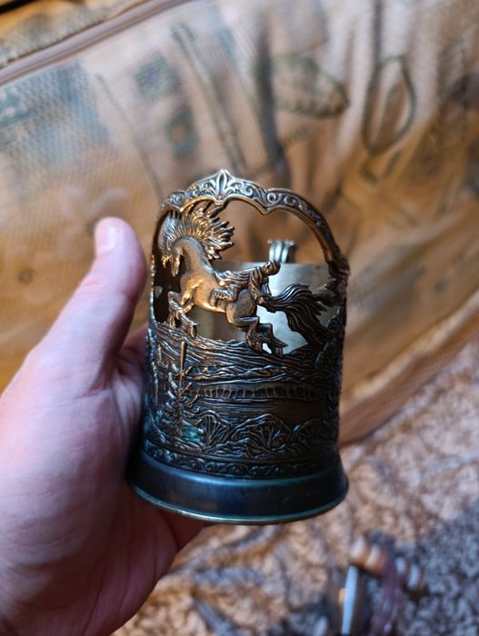 Редчайший подстаканник конёк Горбунок