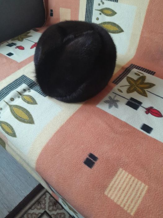 Норковая шапка новая