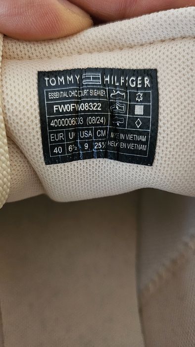 Кроссовки (кожа) Tommy Hilfiger,  40 размер