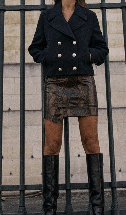 Zara blazer petrecut