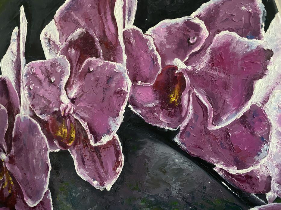 Картина Маслом Орхидея