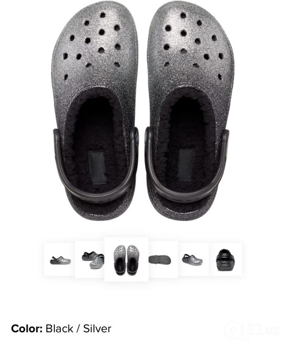 Роскошные Crocs новые 36-37 размер утепленные