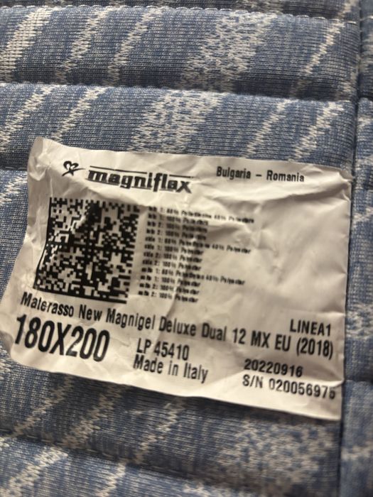 Матрак 180/200 см. Magniflex MagniCool Gel