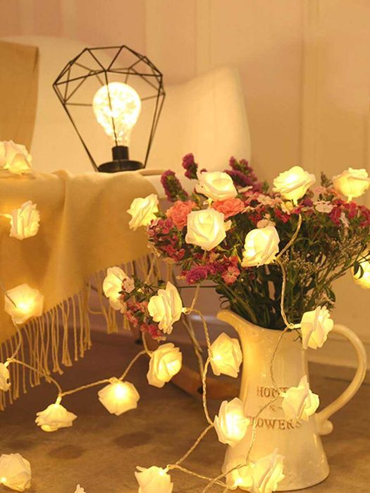 Гирлянды для декора квартиры на батарейках 3метра