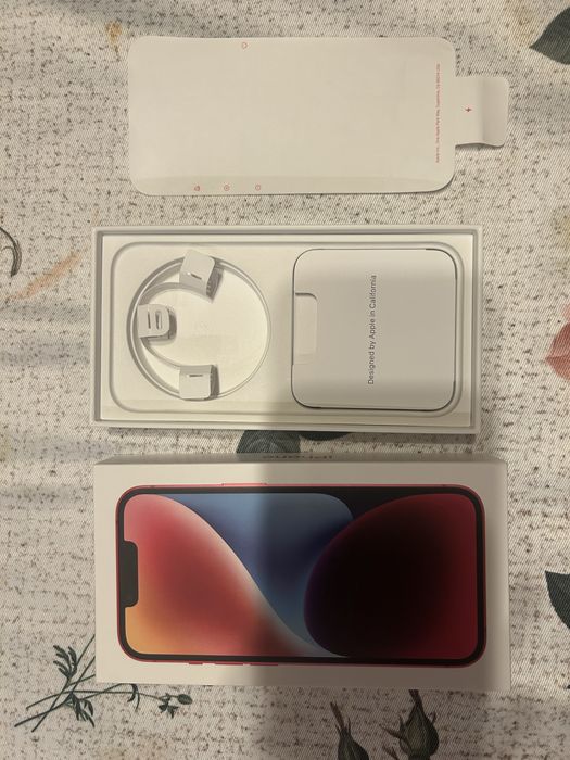 Мобилен телефон Iphone 14 (PRODUCT)RED - 128 GB