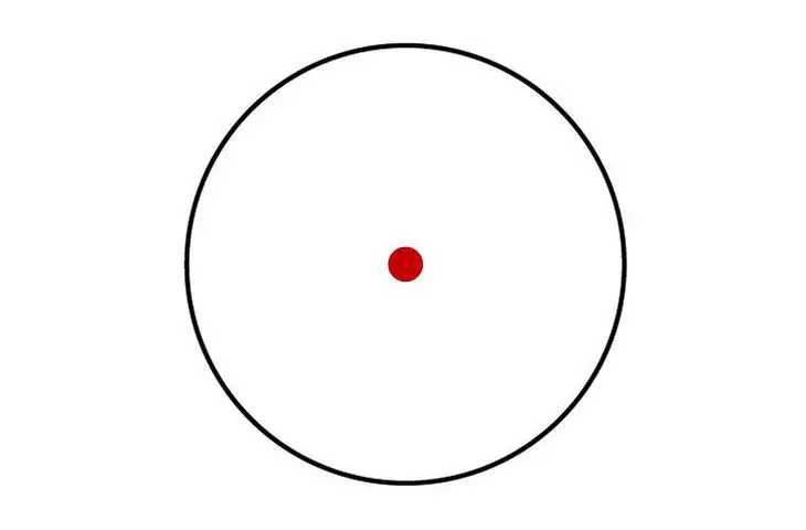 Тактически светещ прицел със зелена/червена точка 19m на 100m