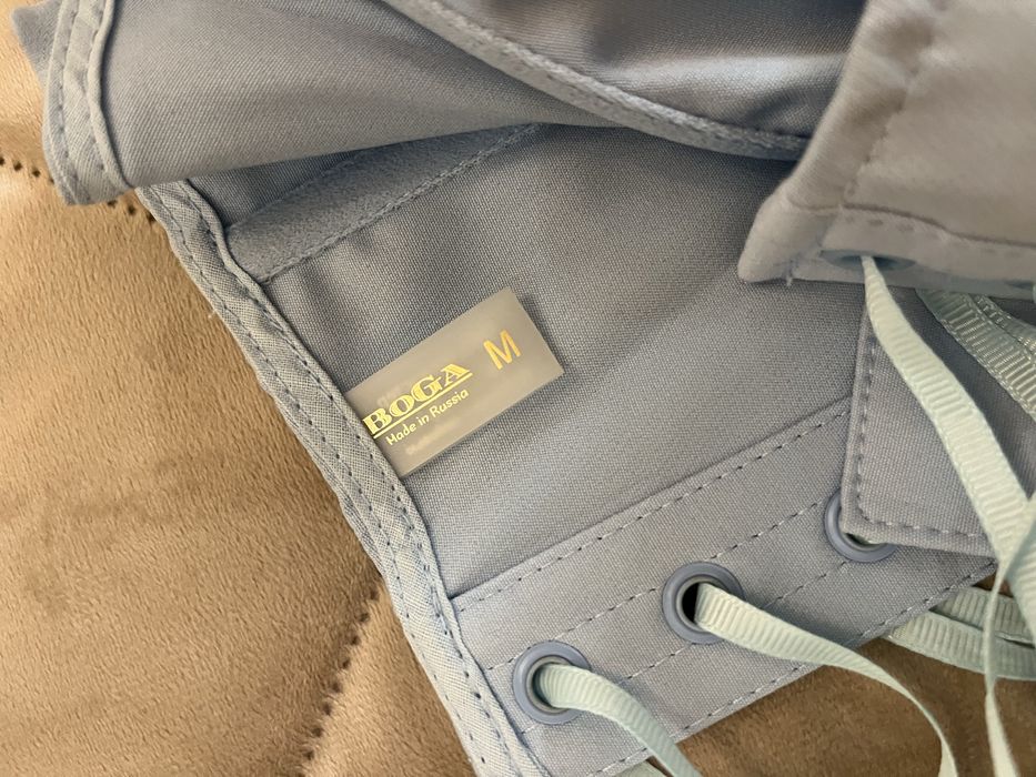 Корсет голубой размер s-m