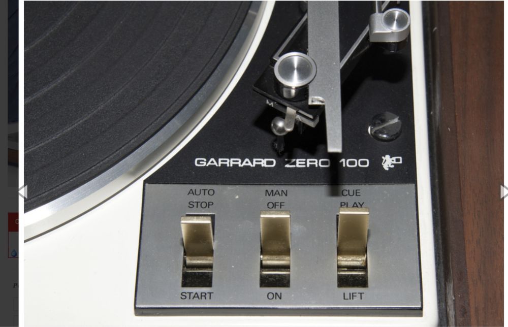 Проигрыватель пластинок Garrard Zero 100S