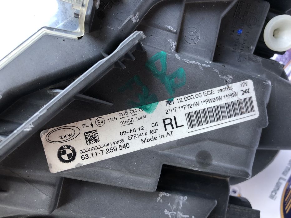 far dreapta halogen bmw f30 - motorina 2012
