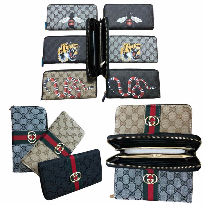 Дамско портмоне от еко кожа и плат LV,Gucci,Dior,MK