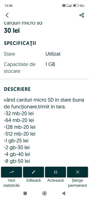 carduri micro sd