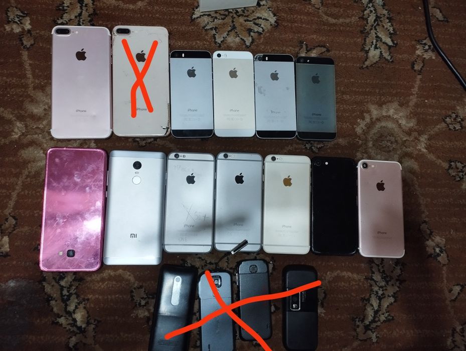 На запчасти айфоны