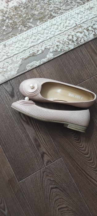 Женские кожаные балетки