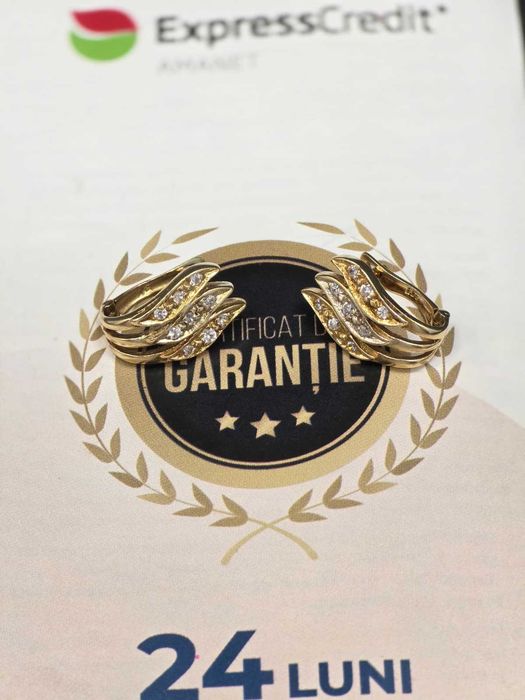Cercei aur 14K 3.88g [Ag45 Bacau1 B.34766.2.35]
