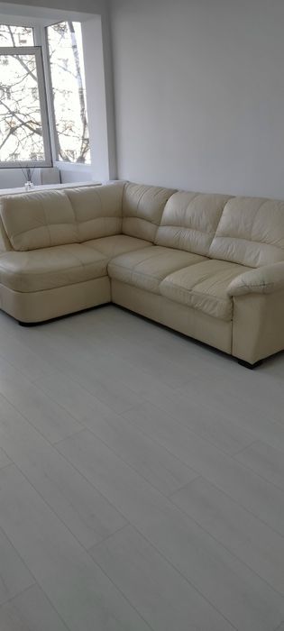 Colțar piele naturala extensibil 230L colț 160