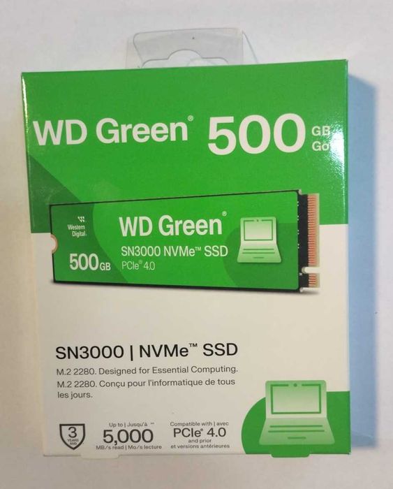 SSD 500GB NVme PCIe4 WD, Nou