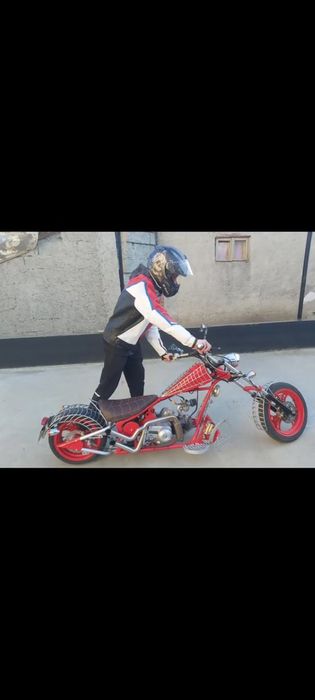 mini chopper si echipament complet de protectie