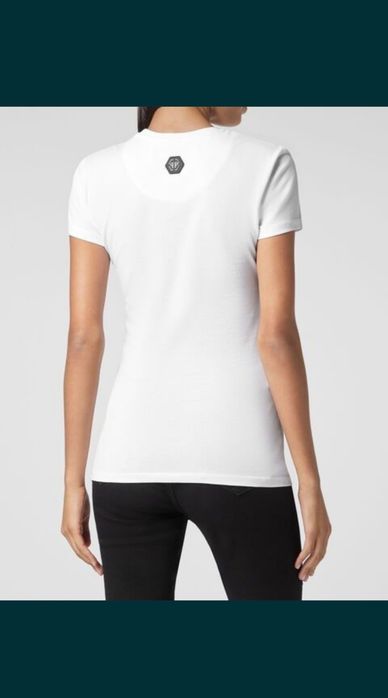 Tricou Philipp Plein alb L