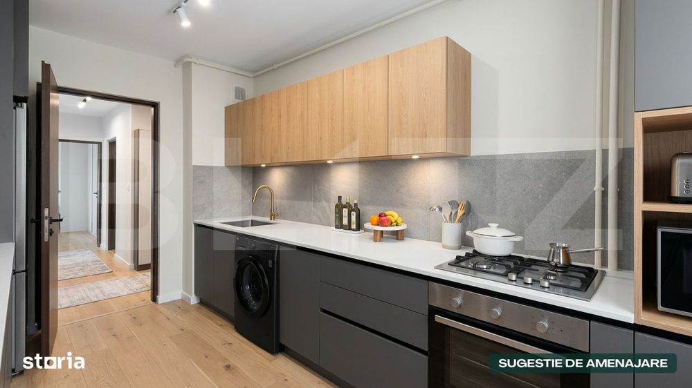 Apartament decomandat 3 camere cu lift , 75 mp, zona  Poarta Bucuresti