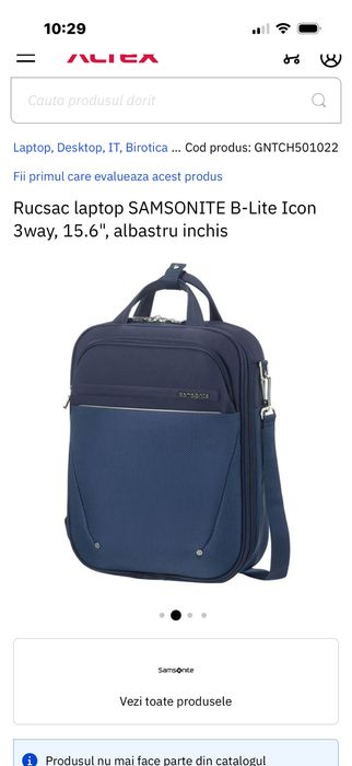 Rucsac laptop Samsonite -Nou