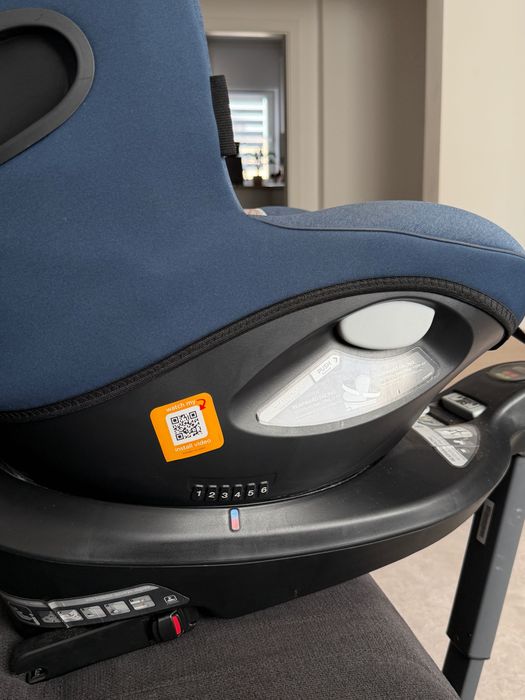 Scaun auto Joie i-Spin 360 Deep Sea, ISOFIX, R129, testat ADAC