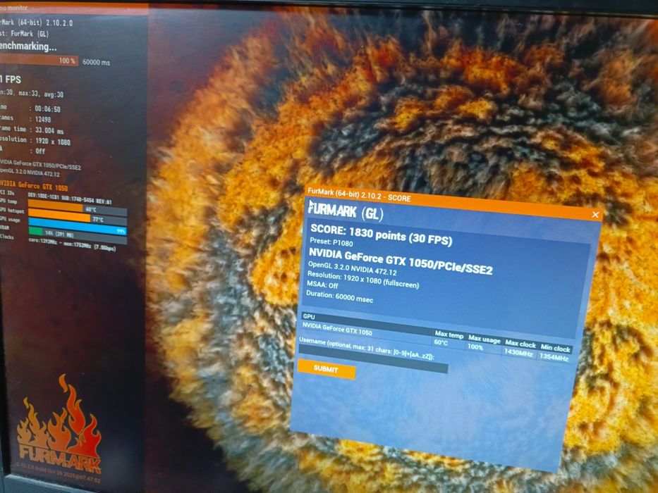 Видеокарта GTX 1050