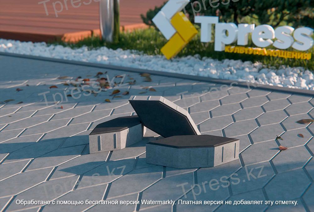 Брусчатка Кристалл  273х100х60 мм