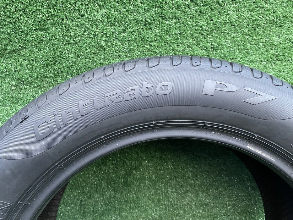 Set 2 anvelope vara Pirelli Cinturato P7 215 55 R17 94W Dot 4418 Profil 5,8mm