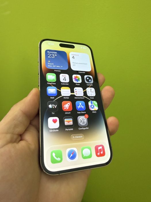 Telefon iPhone 14 Pro 128GB Gold -86% baterie - stare perfecta