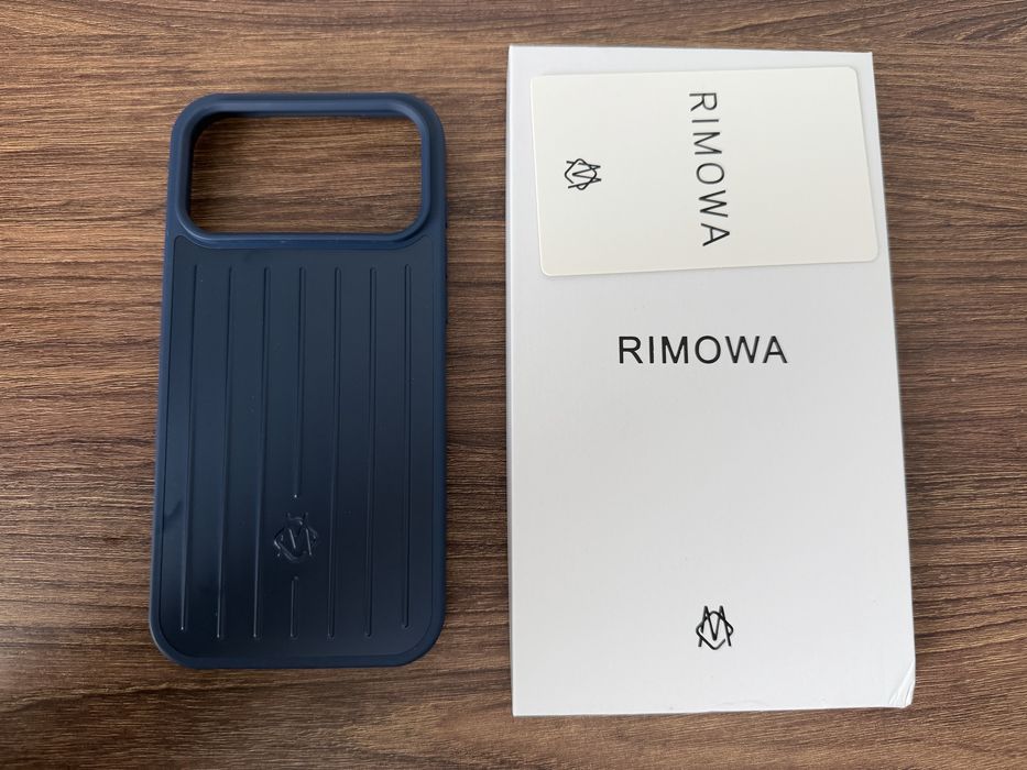 Rimowa iPhone 17 Pro Max Case Husa Deep Blue Albastru