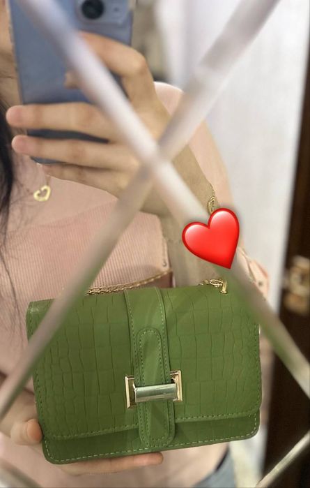 Ayollar sumkasi ixcham,eko charm, holati:yangi  Женская сумка: новая