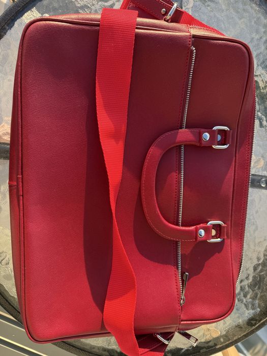 Servieta laptop 15" din piele naturala
