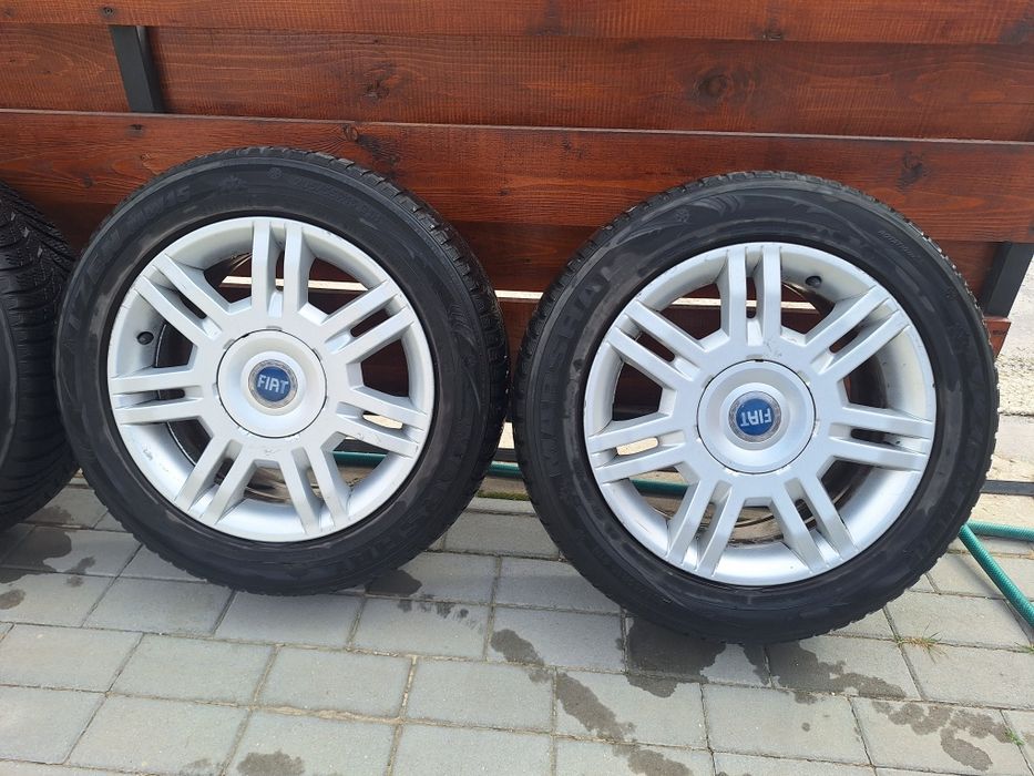 Jante + anvelope 205 55 16 iarna. Jante Fiat 4x98 R16