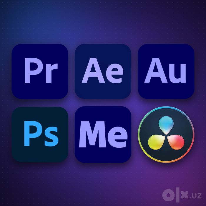Установка Adobe и DaVinci Resolve на Mac / Adobe Premier va DaVinci